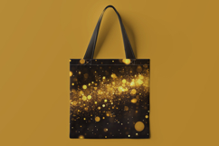 Gold Bokeh Glow Digital Paper Product Image 2