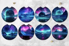 Northern Lights | Christams Car coaster &amp; key chain designs Product Image 2