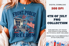 Front Porch &amp; Freedom PNG | Sublimation DTF Product Image 2