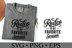 Rodeo is my favorite season Svg | Game Day Svg | Shirt Svg Product Image 1
