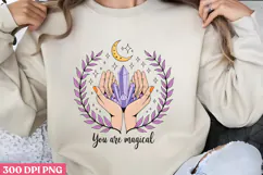 You are magical PNG,Magical Sublimation PNG Product Image 1