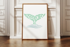 Seas the Day Whale Tail SVG Cut File Product Image 1