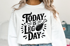 Today is Leg Day Svg | Halloween Svg | Shirt Svg Product Image 2