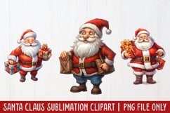Santa Claus Sublimation Clipart Product Image 1