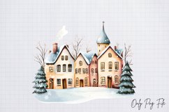 Watercolour Rustic Christmas Clipart Bundle PNG Product Image 3