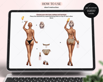 Beach Girls Clipart Portrait Creator Product Image 2