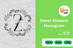Sweet Blossom Monogram Product Image 1