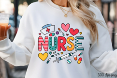 NURSE PNG, Nurse Sublimation PNG PNG Product Image 3