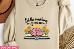 Let the sunshine on your PNG, Sunflower Sublimation PNG Product Image 3