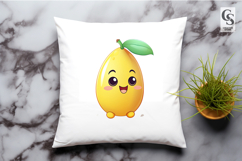 Cute Lemon Characters Clipart Sublimation PNG Product Image 2