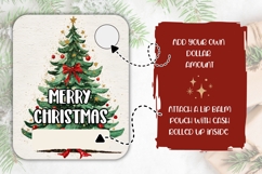 Cartoon Christmas Tree Money Card, Christmas Money Holder Product Image 2