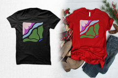 Abstract Nature Wave Art Embroidery Design File Product Image 2