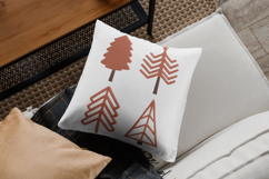 Modern Minimalist Christmas Tree Embroidery Design Product Image 2