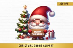 Christmas gnome sublimation, Christmas gnomes clipart Product Image 1