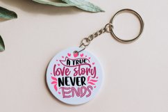A true love story never ends SVG Product Image 2