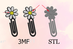 Paper Clip, Daisy STL/3MF files for 3D Printing Product Image 2