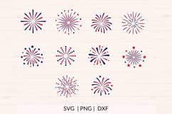 Fireworks SVG Bundle | 20 Patriotic 4th of July Designs Product Image 2