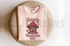 Howdy valentine day Sublimation PNG Product Image 2