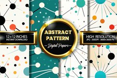 Abstract Pattern Digital Papers - 04 Variations Product Image 1