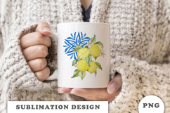 Watercolor Lemons composition png Product Image 2