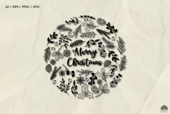 Merry Christmas Svg Png Eps Product Image 4