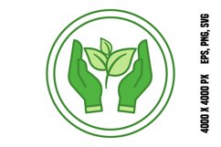 Green Eco Friendly Icon Product Image 1