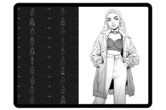 60 Procreate Edgy Style Stamp Brushes Product Image 6