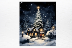Black Red Christmas Sublimation PNG Product Image 2