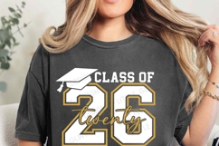 Class of twenty 26, Graduation SVG, Senior 2026 Quote Shirt Product Image 2