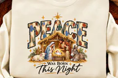 4 Nativity Christmas Bow Shirt PNG Designs, 4 Pink Christmas Product Image 2