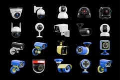 3D CCTV &amp; Security Camera Collection Product Image 2