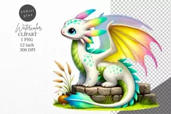 Fantasy clipart, Dragon clipart, Nursery clipart Product Image 1