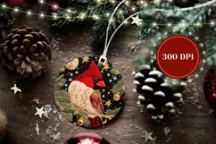 Christmas Birds Ornament, Christmas Cardinal Ornament Product Image 2