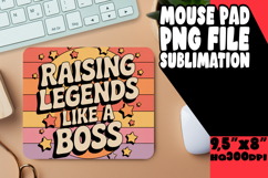 Blissful Mouse Pad Sublimation Ideas, Father's Day Product Image 1