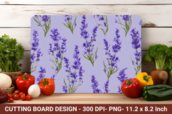 Lavender Flower Cutting Board | Cutting Board Png Product Image 1