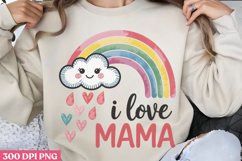 Floral Mama Mom Sublimation PNG Product Image 1