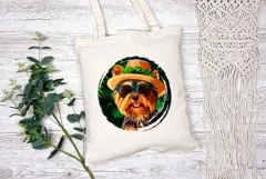 Tropical Yorkshire Terrier Dog PNG, Yorkshire Terrier PNG Product Image 2