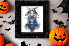 Blue Christmas Watercolor Clipart Sublimation Product Image 2