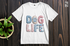 Dog Life Cute Dog Kisses Dog Rocks Typography Pet Quotes Product Image 2