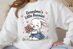 Grandma&#039;s little bunnies PNG, Easter Design Sublimati Product Image 2