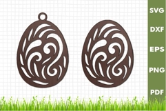 Easter Eggs SVG Design|Easter Hanger Laser cut, Cricut Product Image 1