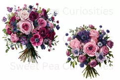 Flowers, Ephemera, Shabby Chic , PNG, Clipart Product Image 2