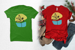 Abstract Botanical Minimalist Embroidery Design Product Image 2