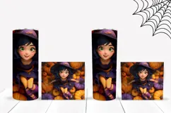 3D Halloween Witch Tumbler, Pumpkins Halloween Tumbler Product Image 2