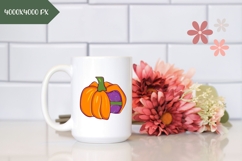 Hand Drawn Fall Illustration, Fall Pumpkin PNG, Autumn Print Product Image 2