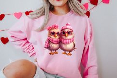 Cute Couple Animal Valentine Clipart, Valentines Day Couplet Product Image 2