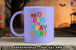 100 Days of Cray Cray Apple School PNG Product Image 3