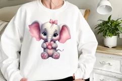 Animals Giving Heart Hand Sign, Watercolor Clipart Product Image 2