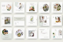 Food instagram templates for Canva. Nutrition templates. Product Image 3