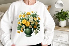 St Patrick Day Flowers Clipart Product Image 2